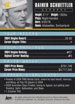 Rainer Schuettler  tennis card collectible - Main Image 2
