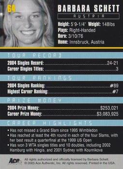 Barbara Schett  tennis card collectible - Main Image 2