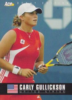 Carly Gullickson  tennis card collectible - Main Image 1