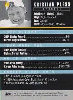 Kristian Pless  tennis card collectible - Main Image 2