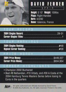 David Ferrer  tennis card collectible - Main Image 2