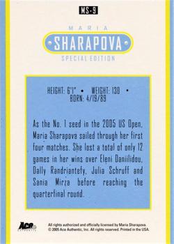 Maria Sharapova  tennis card collectible - Main Image 2