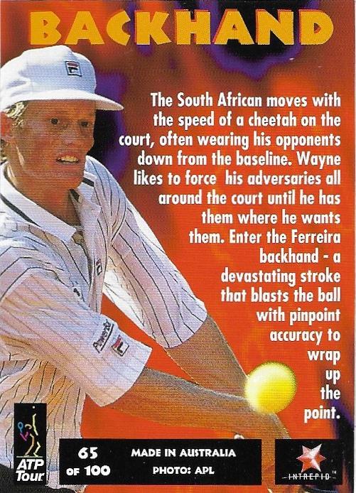 Wayne Ferreira  tennis card collectible - Main Image 2