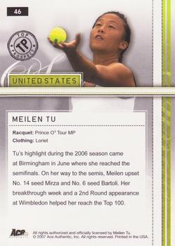 Meilen Tu  tennis card collectible - Main Image 2