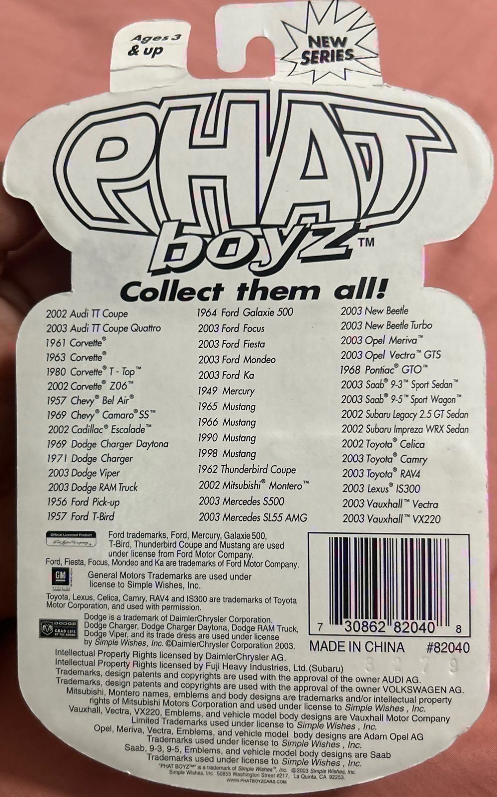 Phat Boyz Carz - Simple Wishes toy car collectible - Main Image 2