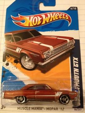2012 Hot Wheels #86 - Muscle Mania - Mopar ’12 toy car collectible - Main Image 1