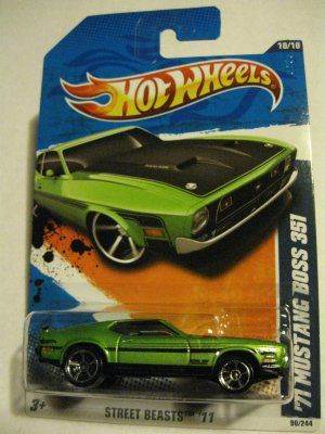 ’71 Mustang Boss 351 - Street Beasts ’11 toy car collectible - Main Image 2