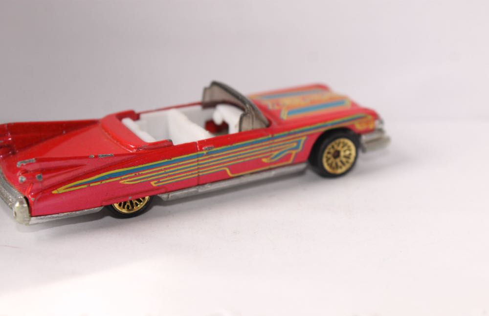 3/4 ‘59 Cadillac - 1998 - HW Low’n Cool™️ Series toy car collectible - Main Image 3