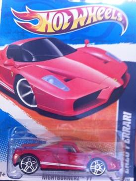 Enzo Ferrari - Nightburnerz ’11 toy car collectible [Barcode 027084012163] - Main Image 1