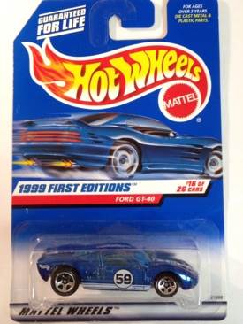 Ford GT-40 - 1999 First Editions toy car collectible - Main Image 1