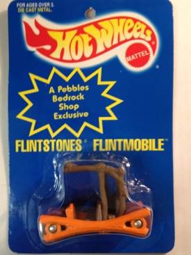 Flintstones Flintmobile - HW Screen Time toy car collectible - Main Image 1