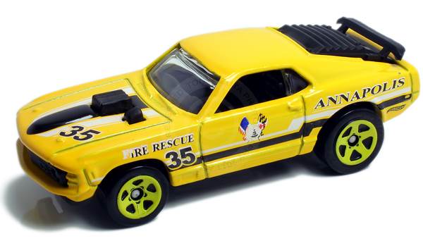 Ford Mustang Mach 1 1970 - HW Flying Customs toy car collectible - Main Image 2