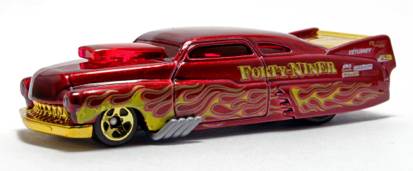 ’49 Drag Merc - 2010 HW Premiere toy car collectible - Main Image 2