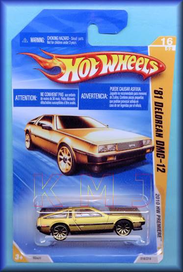 1981 DeLorean DMC-12 - 2010 - HW Premiere - New Models toy car collectible - Main Image 2