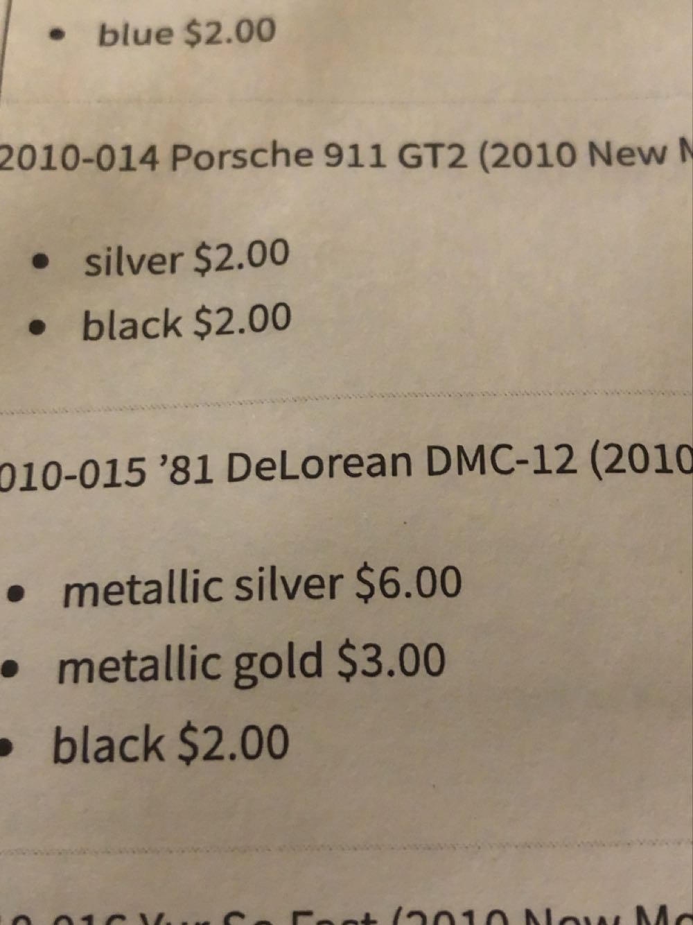 1981 DeLorean DMC-12 - 2010 - HW Premiere - New Models toy car collectible - Main Image 3