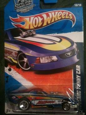 Mustang Funny Car - HW Drag Racers ’11 toy car collectible - Main Image 1