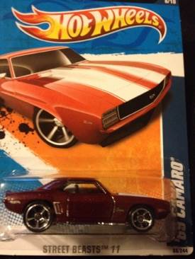 Camaro 1969 - HW Roadsters toy car collectible - Main Image 1