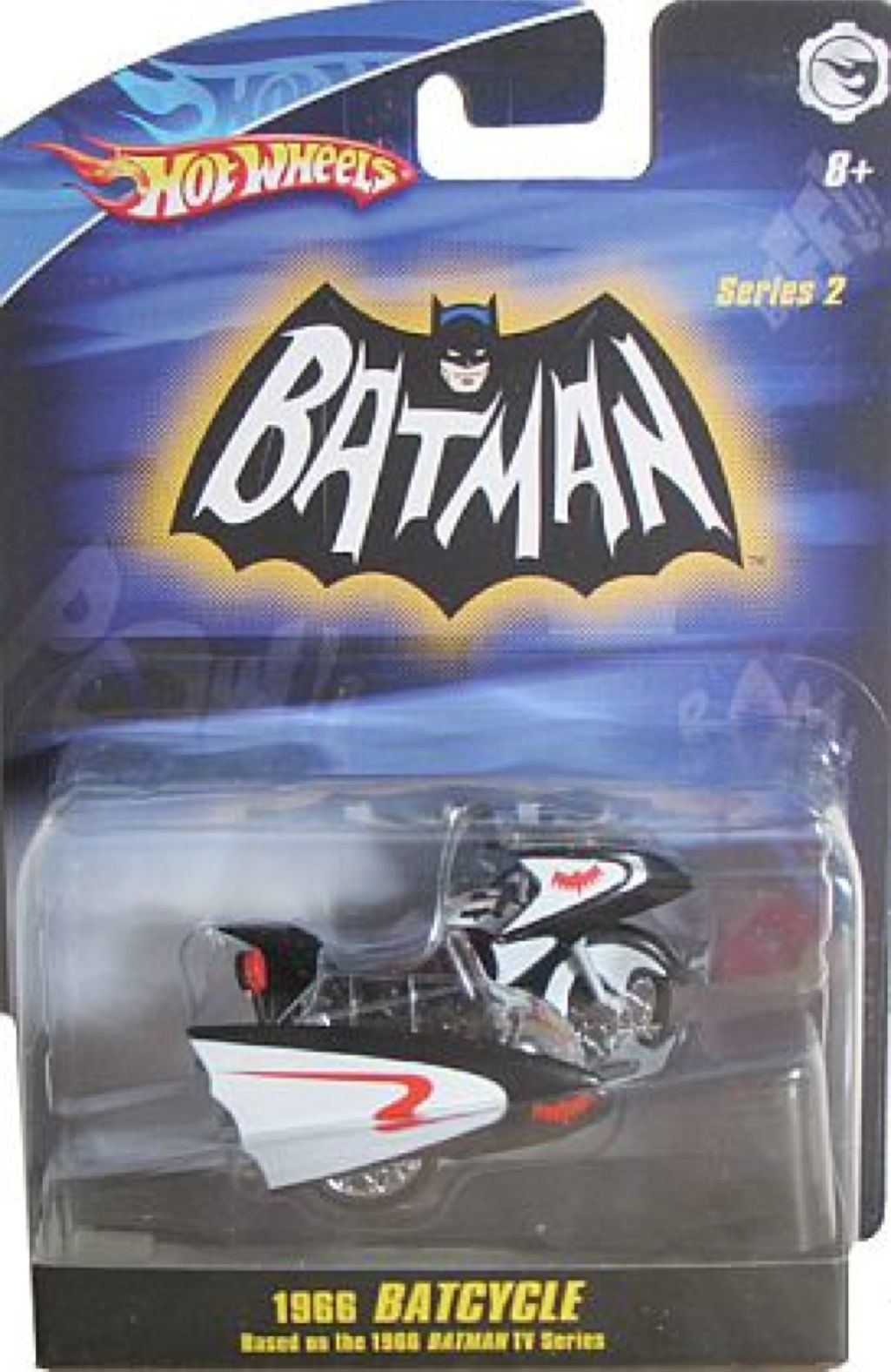 Batman: 1966 Batcycle - Batman Adult Collectors toy car collectible [Barcode 027084606935] - Main Image 2