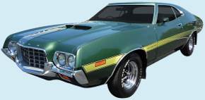 1972 Ford Gran Torino Sport - 2011 New Models toy car collectible - Main Image 2