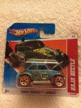 Baja Beetle (Lnm) - Thrill Racers - Jungle ’11 toy car collectible - Main Image 1