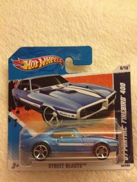1967 Pontiac Firebird 400 - Street Beasts toy car collectible - Main Image 1
