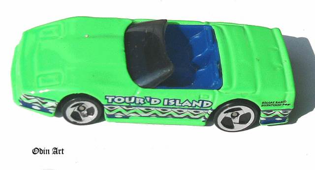 4/4 Corvette Convertible - 1998 - HW Tropicool Series toy car collectible - Main Image 2