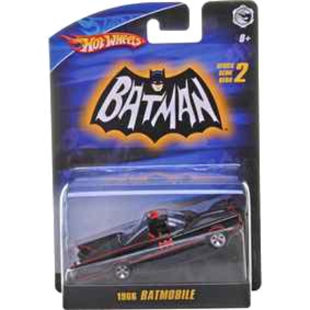 1966 TV Series Batmobile™ (with hitch) - Batman Series 1:50 Scale toy car collectible [Barcode 027084703245] - Main Image 2