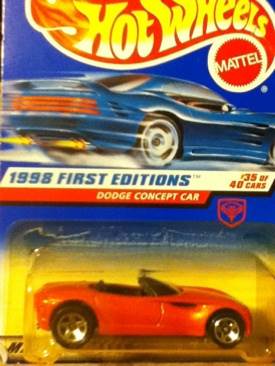 Dodge Concept Car - 1998 First Editions toy car collectible - Main Image 1