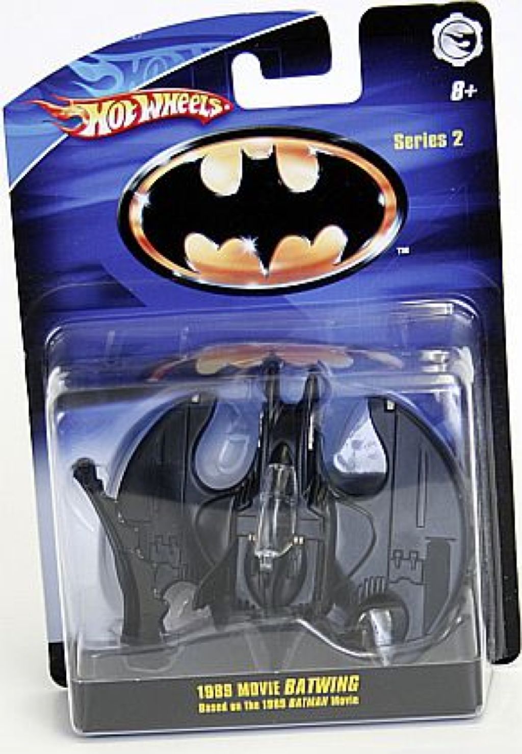 1989 Batman™ Movie Batwing 1:50 Scale - Batman Series 1:50 Scale toy car collectible [Barcode 027084740165] - Main Image 2