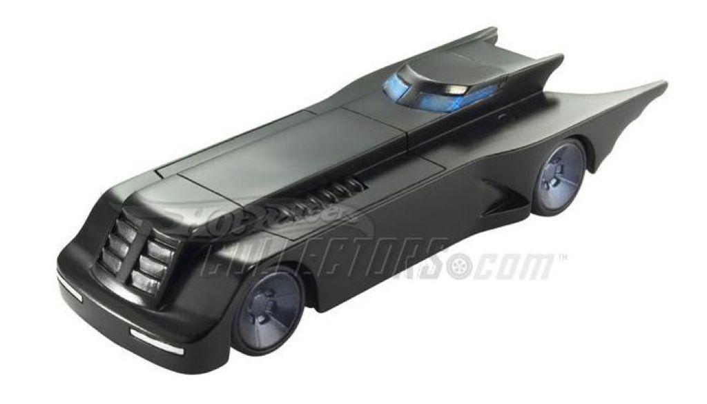 Batman The Animated Series Batmobile With Battle Damage 1:50 Scale - Batman Series 1:50 Scale toy car collectible [Barcode 027084740172] - Main Image 1