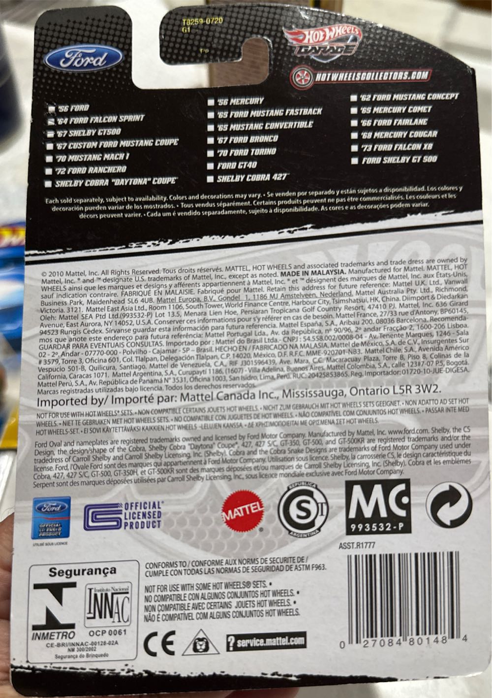 Ford Fairlane ‘66 - Hot Wheels Garage Ford toy car collectible - Main Image 2