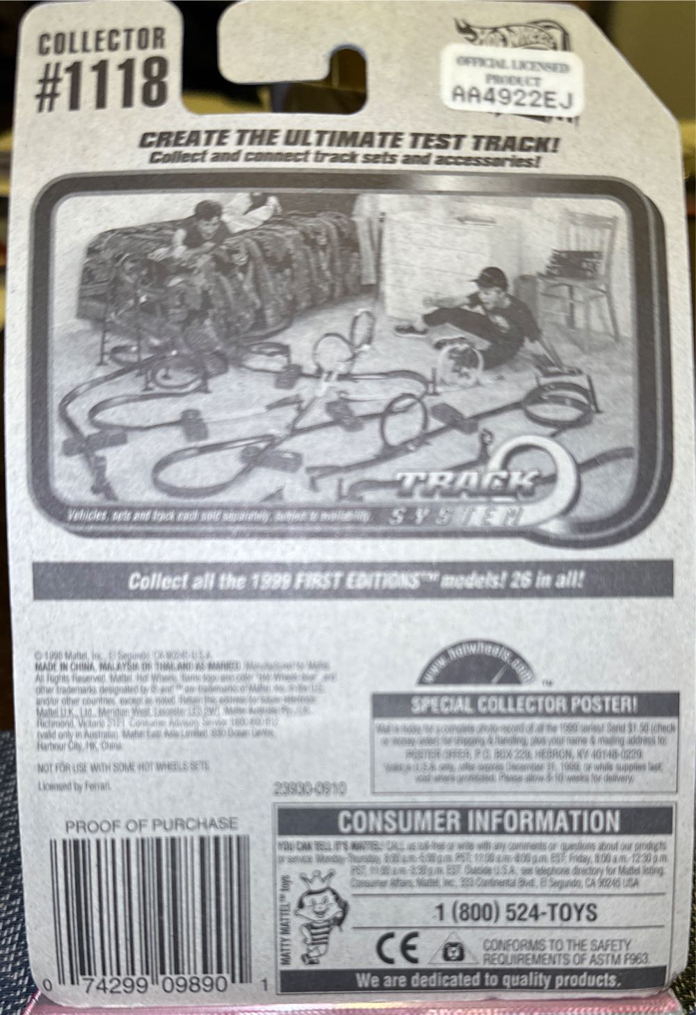 Ferrari 456M - 1998 Mainline Cars toy car collectible - Main Image 3