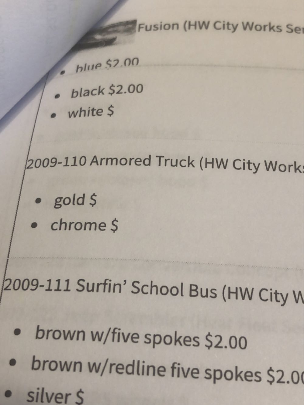 Armored Truck - HW City Works toy car collectible - Main Image 3