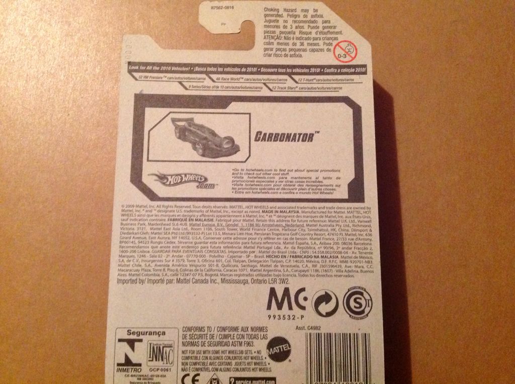 Carbonator - Faster Than Ever 2010 toy car collectible - Main Image 2