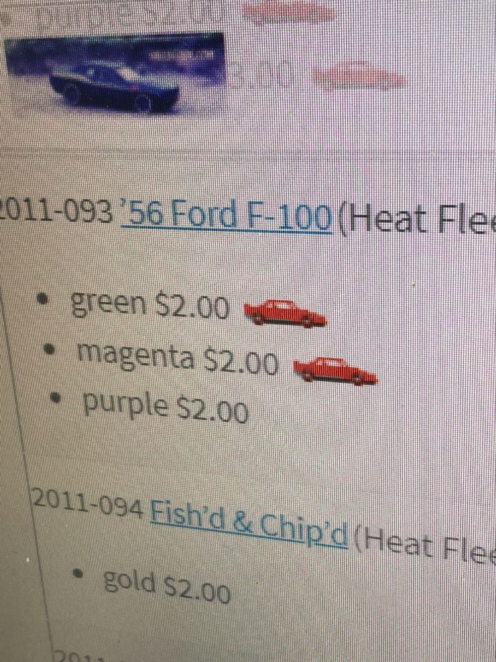 ’56 Ford F-100 - Heat Fleet ’11 toy car collectible - Main Image 3