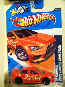 2008 Lancer Evolution - Heat Fleet toy car collectible - Main Image 1