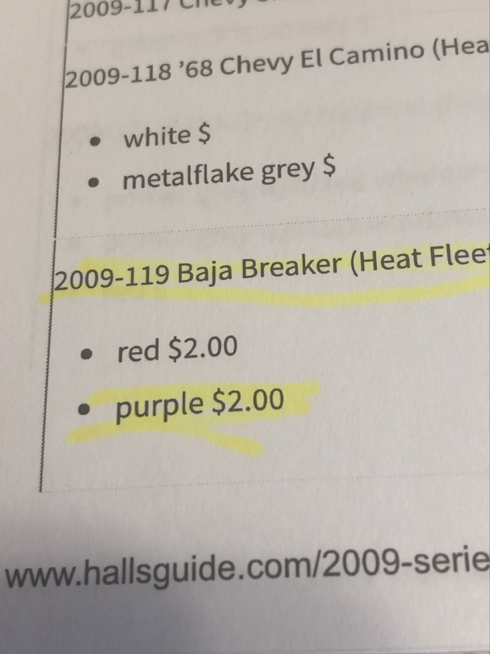 Baja Breaker - 2009 Heat Fleet #03 toy car collectible - Main Image 3