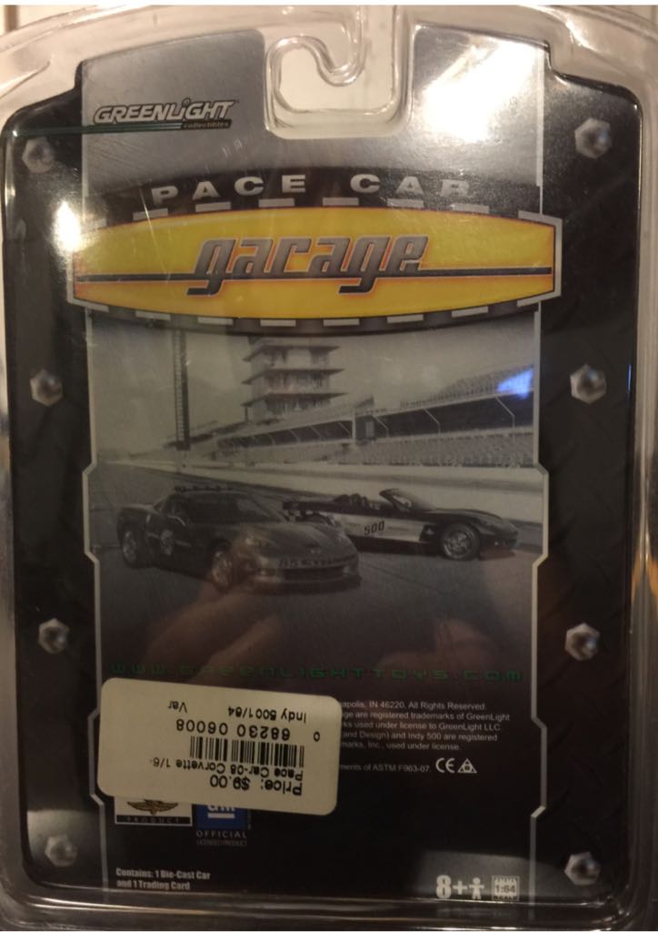 2008 Corvette Indy 500 Pace Car - Pace Car Garage toy car collectible - Main Image 2
