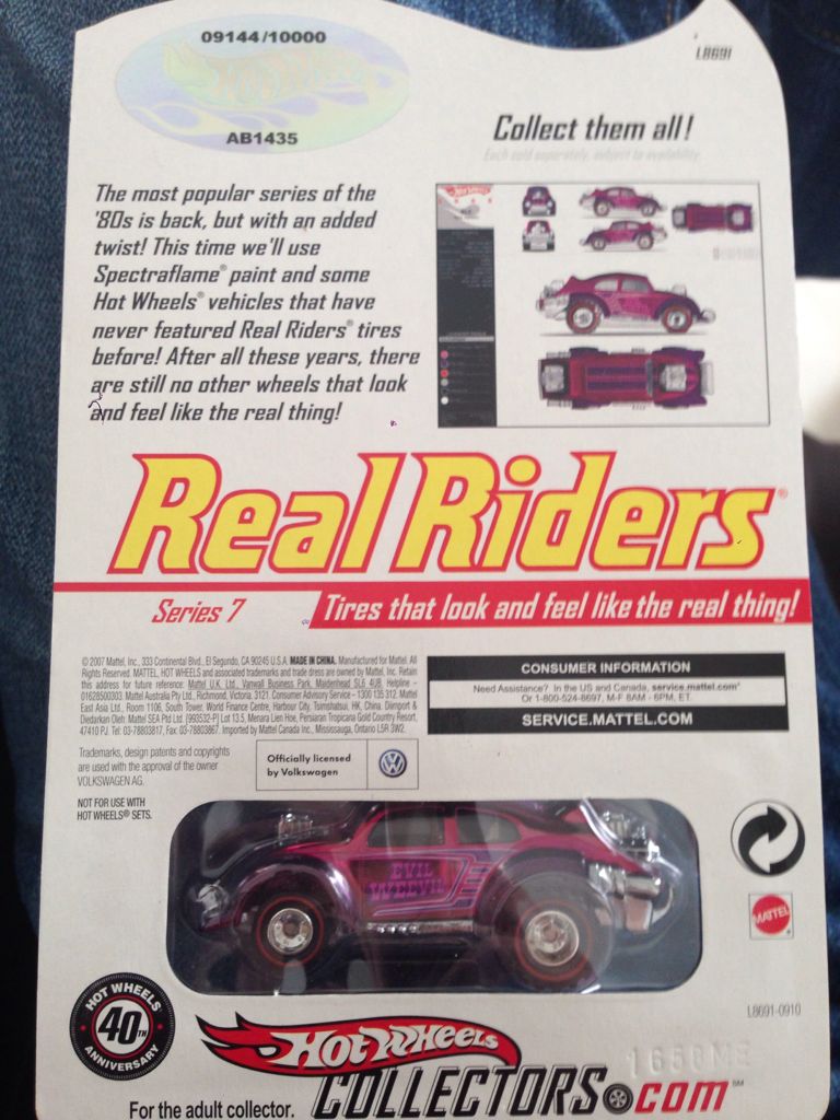 Evil Weevil - 2007 RLC Real Riders Series 7 toy car collectible - Main Image 2