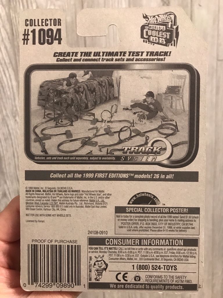 Ferrari F355 Berlinetta - 1999 - Hot Wheels toy car collectible - Main Image 2