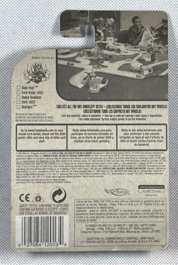 Ford 1932 - HW Tat Rods toy car collectible - Main Image 2