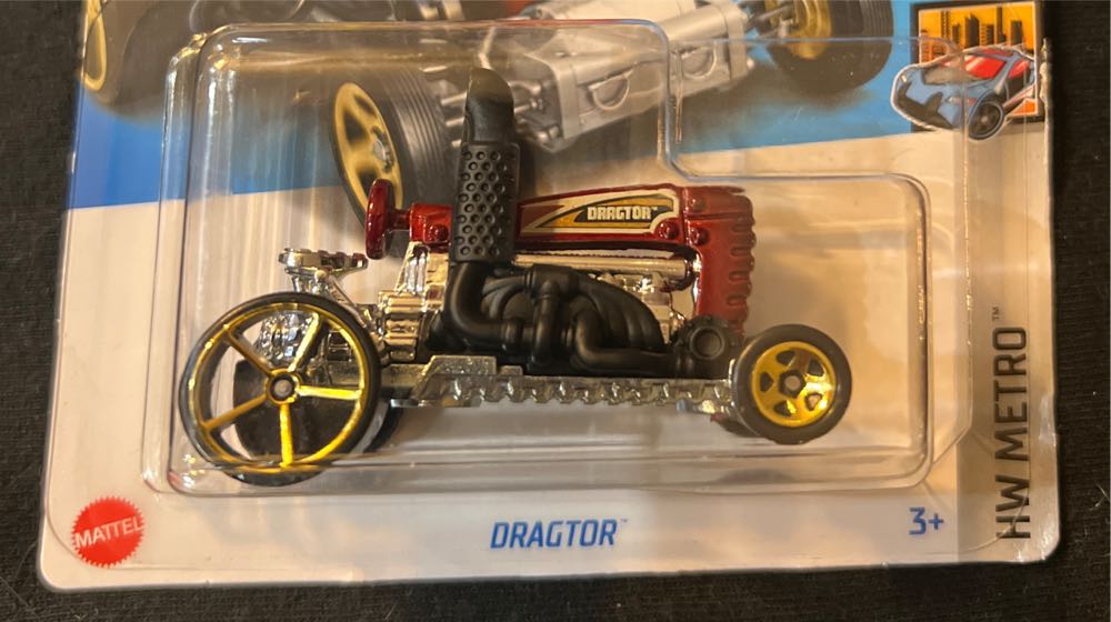 Dragtor - 2024-HW METRO toy car collectible - Main Image 3