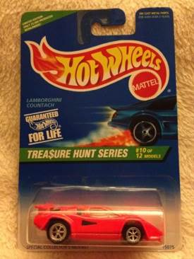 Lamborghini Countach - 1996 Treasure Hunts toy car collectible - Main Image 1