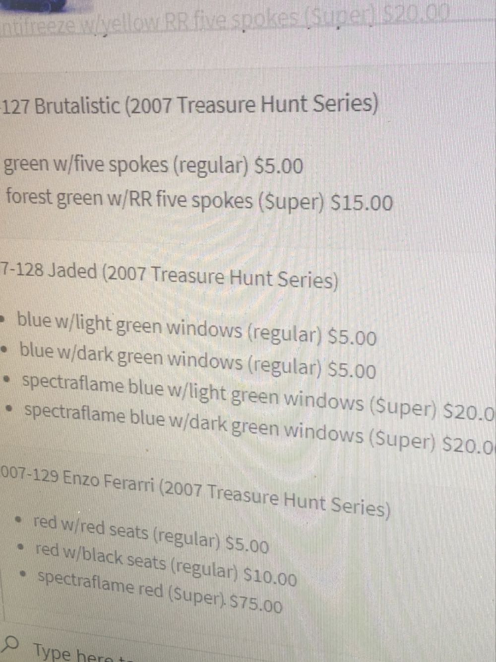 Jaded - ‘07 Treasure Hunt toy car collectible - Main Image 3