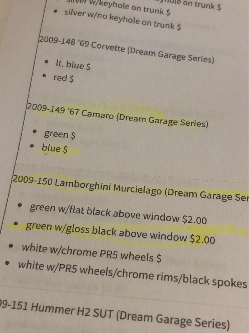 Lamborghini Murcielago - Dream Garage ’09 toy car collectible - Main Image 3