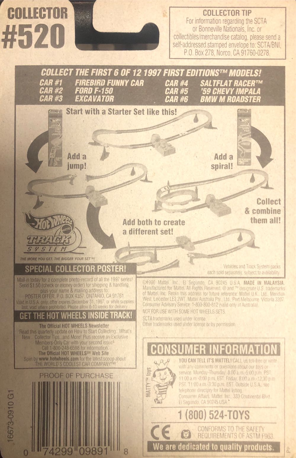 Salt flat Racer - 1997 - First Editions toy car collectible - Main Image 3