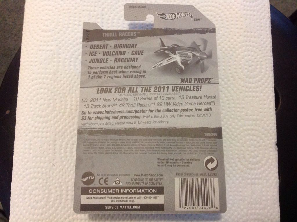 Madd Propz - Thrill Racers-Highway 2011 toy car collectible - Main Image 2