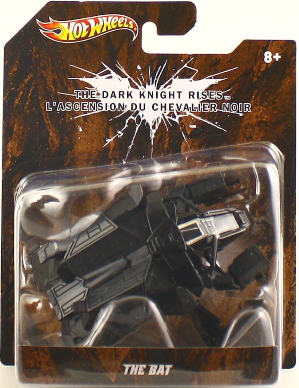 Batman The Dark Knight Rises The Bat - Batman Series 1:50 Scale toy car collectible [Barcode 027084900880] - Main Image 2