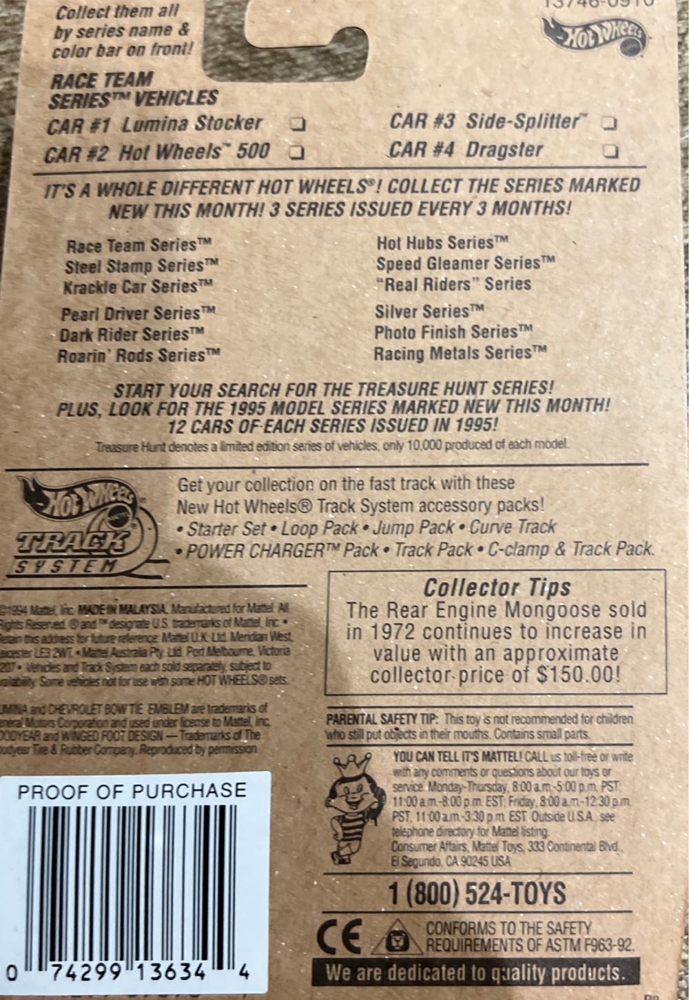 2 Pack Hw Race Team Lumina & Side-Splitter - Race Team toy car collectible - Main Image 2