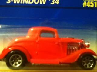 3-Window ’34 - 1991 Mainline toy car collectible - Main Image 1